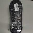 UBFEN Womens Mens Slippers Memory Foam Comfort Fuzzy Plush Lining Slip On House Shoes (11-12 Women/9-10 Men, White Black)