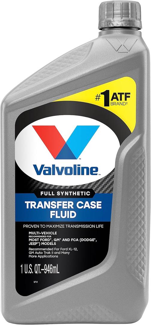 Valvoline Multi-Vehicle (TCF) Conventional Transfer Case Fluid 1 QT (32 Fl Oz (Pack of 1), Red)