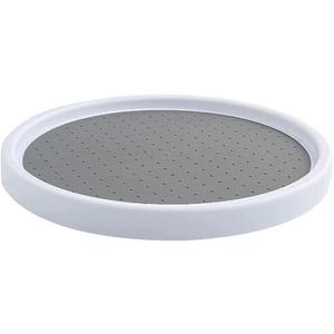 10 Inches Lazy Susan Turntable, Pantry Organizers and Storage Spice Rack Can Organizer for Kitchen Cabinet Fridge, Decorative Tray for Fruit, Corner Cabinet Pantry Bathroom Cosmetic Farmhouse