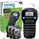 DYMO LabelManager 160 Portable Label Maker Bundle, Easy-to-Use, One-Touch Smart Keys, QWERTY Keyboard, Large Display, For Home & Office Organization, Includes 3 D1 Label Cassettes