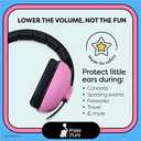 Baby Ear Protection Noise Cancelling Headphones for Ages 0-24 Months, Pink