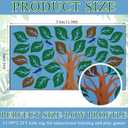 Drydiet 11.8 x 6.6 ft Classroom Rug Elementary Daycare Larg Rug Nature Tree