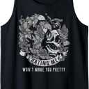 Skull Design Hating Me Won't Make You Pretty Gift Idea Tank Top, Size S