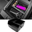 Center Consoles Organizer Compatible with Jeep Wrangler JK JKU 2011-2018 Armrest Storage Interior Box Tray