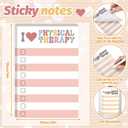 Eaasty 20 Pcs 6 x 4 Inch Physical Therapy Gifts PT to Do List Sticky Notes Therapist Gifts Notepads Bulk for Physical Therapist Party Favor