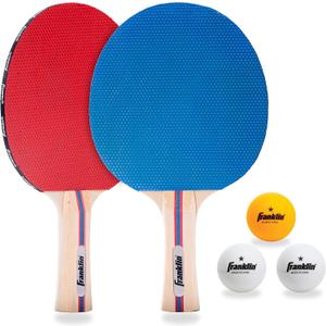 Franklin Sports Ping Pong Paddle Set with Balls - 2 Player & 4 Player Table Tennis Paddle Kit - Full Ping Pong Starter Kit (One Size)
