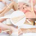 1200 Pieces Large Wooden Wax Sticks, 6-Inch Wood Waxing Sticks Wax Spatulas Applicator, Wood Craft Sticks for Body Hair Removal, Tongue Depressors, Popsicle Sticks