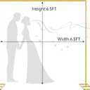 8FT Wedding Arch Round Backdrop Stand Gold Metal Circle Balloon Arch Frame Stand with Base for Wedding Ceremony Birthday Party Bridal Shower Anniversary Candy Tables Christmas Decoration