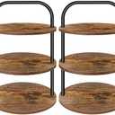 Cupcake Stand, Wooden Cupcake Stand for 100 Cupcakes 3 Tier Large Dessert Table Display Set Cupcake Tower Tiered Tray Stand Serving Tray for Party Supplies Vendor Display Farmhouse Decor