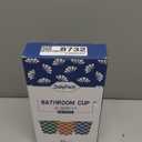 JollyPack 300 Pack 3 oz Disposable Bathroom Paper Cups, Small Mouthwash Cups in Orange, Blue, and Green, Great for Candy, Biscuits, Bathroom Use, Parties, Picnics, and Travel