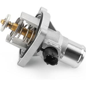 Upgrade Aluminium Thermostat Housing Assembly W/Sensors for Chevy Aveo Aveo5 2009-2011 Cruze 2011-2016 Sonic 2012-2018 Trax 2013-2018,Pontiac G3 2009-2010 - Replaces 902-821 96984104 55564891 55578419