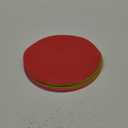 Juvale 6-Pack Round Poly Vinyl Dots for Classroom Floor, Colorful Rubber Dots for Gym Class, Versatile Non-Slip Carpet Spot Markers for Sports Active Park, Playground & Athletics - 9 Inch