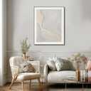 Chromorph Large Abstract Wall Art, Neutral Beige Minimalist Textured Canvas Artwork for Living Room, Bedroom, Office Decor, Ready to Hang, 32x40 Inch