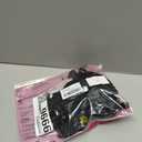 Women Sexy Lace Floral Embroidery Garter Lingerie Set 3 Piece Push Up Underwire Mesh Bra and Panty Babydoll Outfit (Small)