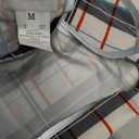 Dog Raincoats for Medium Dogs Waterproof Hooded Rain Jacket with Reflective Strips Leash Hole & Poncho Adjustable Fit (Plaid,Medium)