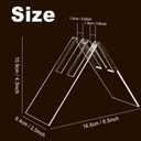 2 x Acrylic Cone Coffee Filter Holder,2 PCS Stand Coffee e Filters Storage Coffee Paper Storage Container for Paper Coffee e Filters Size #01 and #02