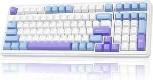 Aula F99 PRO 96% Mechanical Gaming Keyboard, BT5.0/USB-C/2.4GHz Wireless, Hot Swappable Gasket Custom Keyboard with 8000mAH Battery, Rotary Knob, RGB Backlit for Win/Mac 