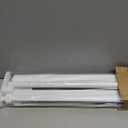 LazBlinds No Drill Blackout Roller Shades, 44.5" W x 72" H, White
