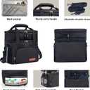 JOINGO Tactical Lunch Box for Men & Women Expandable 16L Double Deck Insulated Cooler Bag for Work, Construction & 12-Hour Shifts Heavy Duty Leakproof Large Meal Prep Tote with Shoulder Strap