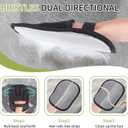 2 Pcs Pet Hair Removal Glove, Magic Brush Electrostatic Pet Hair Remover Glove, Reusable Dog Cat Hair Fur Remover Mitt, Pet Grooming Cleaning Gloves, Pet Hair Cleaner Removal Tool for Couch, Carpet