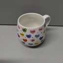 Layhit 6 Pcs Valentine's Day Coffee Mugs 12 oz Valentine Conversation Heart Ceramic Mugs Bulk Cute Couple Cups Set for Anniversary Wedding Engagement Birthday Couple Gifts Mom Girlfriend