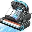 Belife M8 Mattress Vacuum Cleaner, 18Kpa 550W Bed Cleaner with UV & Hot Air & HEPA Filter, High Heating Double-Cup Handheld Couch Cleaner for Sofa Pillow Crib Pet Hair, Corded