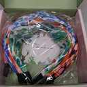 4 Pack Bright Floral Printed Headbands Wide Knotted Headbands for Women Cross Knot Fashion Hair Bands