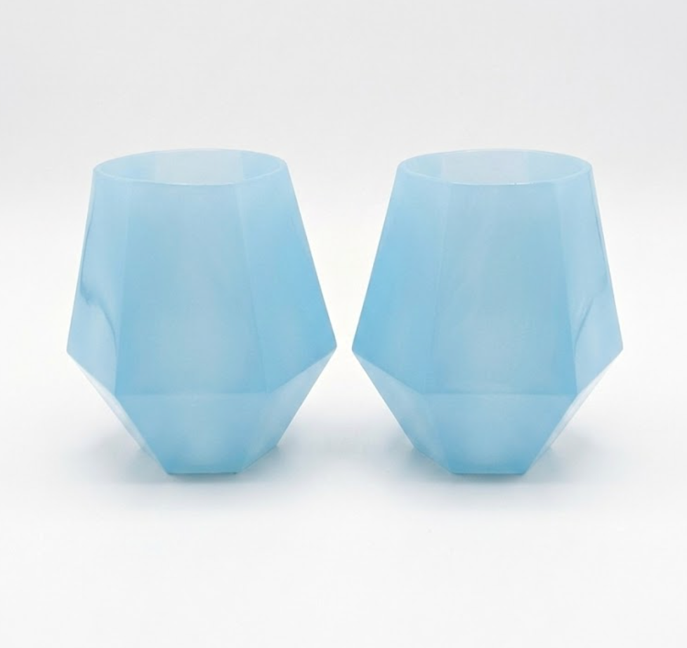 Wine2Go Diamond Silicone Wine Glasses 9oz