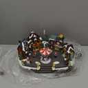 Christmas Village Houses, Snow Village Ice Rink with 8 Musical for Xmas Decorations Home Tabletop Display