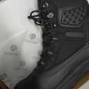 Tactical Boots for Men Lightweight Military Combat Boot Side Zipper Motorcycle Hiking Work Boots Waterproof, size 8, Black