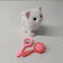 Tagitary Plush Toys Electronic Toy Cat That Walking and Meowing,Tail Wagging Interactive Toy Cat for Kids with Leash,Easter Christmas Birthday Gift for Toddlers Kids