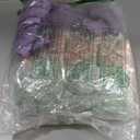 Reginary 3 Pieces Dog Pajamas Puppy Clothes Winter Coats Elastic Pajamas for Puppy Fluffy Jumpsuit Fleece Sweater for 4 Legs Dog Bodysuit(Small,Pink, Purple, Green)