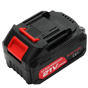 21v Lithium Battery - 4.0 Ah Battery with Charger Adapter Led Indicator Compatible with Leaf Blower
