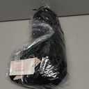 Off The Shoulder Vintage Velvet Bodycon Midi Dress for Women Wrap Slit Elegant Cocktail Party Evening Pencil Dress (S,Black)