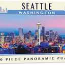 MasterPieces 1000 Piece Jigsaw Puzzle for Adults, Family, Or Youth - Seattle Panoramic - 13"x39"