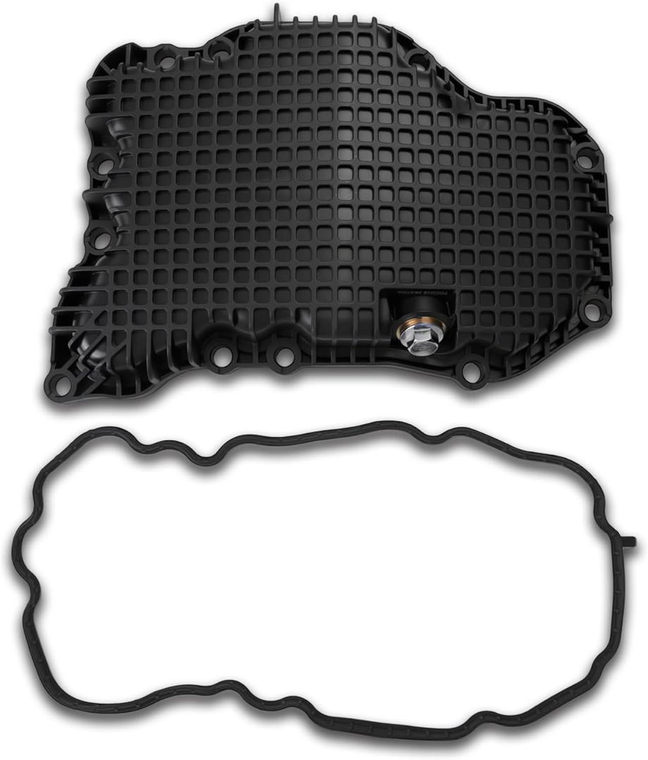 Oil Pan w/Drain Plug, Engine Oil Pan for Nissan Rogue 2021-2024, L3 1.5L, 11110-6RC0B, 111106RC0B, 11110-6RC1B, 111106RC1B, 11110 6RC1B