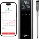 Typhur Sync One Smart Wireless Meat Thermometer: Standalone Base with LCD Display, Unlimited WiFi & Bluetooth Range, Enhanced Signal Stability for BBQ, Grill, Oven, and Smoker (1 Probe)