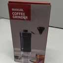 Mini Manual Coffee Grinder with 40 Adjustable Settings, Portable Hand Coffee Bean Mill with 30g Capacity, Conical Burr Coffee Grinder with Crank for Travel, Camping, Office, Espresso, Pour Over, etc