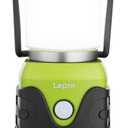  Lepro LE 1000LM Battery Powered LED Camping Lantern, Waterproof Tent Light with 4 Light Modes, Camping Essentials, Portable Lantern Flashlight for Camping, Emergency Light, Power Outages, Not Rechargeable (Green-1000lm-1Pack)