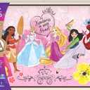 Spin Master Games, Disney Princess Puzzles, 7-Pack, Jigsaw Kids Puzzles, 12, 16, & 24 Pieces, Featuring Ariel, Tiana, Rapunzel, Pocahontas, Storage Tray, for Ages 4 & Up
