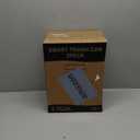 2 Pack 2.7 Gal Bathroom Can with Lid, Automatic Can Small Smart Garbage Can Touchless, Slim Motion Sensor Waterproof Plastic Bins for Bedroom Office Kitchen Toilet (White)