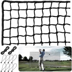 Golf Practice Net,Heavy Duty Nylon Golf Hitting Net,Golf Net Outdoor Indoor with Wire Hanging Kit,Golf Nets for Backyard DrivingGolf,Baseball, Hockey, Soccer10/15/20/25/30ft