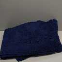 OLANLY Dog Door Mat for Muddy Paws 70x24, Absorbs Moisture and Dirt, Absorbent Non-Slip Washable Doormat, Quick Dry Chenille Mud Mat for Dogs, Entry Indoor Entryway Carpet for Inside Floor, Navy Blue