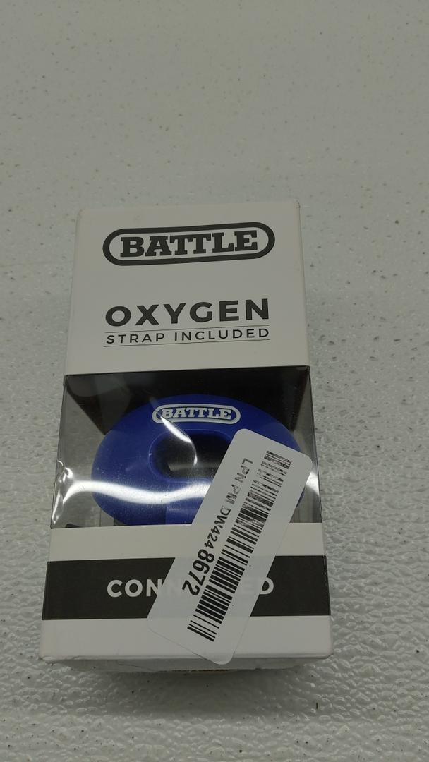 Battle Oxygen Lip Protector Mouthguard with Convertible Strap – Football and Sports Mouth Guard – Maximum Oxygen Supply – Mouthpiece Fits With or Without Braces – Impact Shield Covers Lips and Teeth