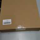 Egofine 11x14 Floating Frames Set of 2, Double Plexiglass Picture Frame, Made of Solid Wood Display Any Size Photo up to 11x14, Wall Mount or Tabletop Standing, Faded Black