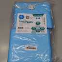 MED PRIDE Disposable Chux Pads 23in X 36in, Super Absorbent Bed Pads for Incontinence, Underpads for Adults, Kids, Pets (50 Count (Pack of 1) Blue/White)