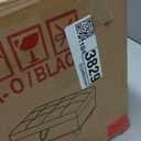  Storage Ottoman Coffee Table with Lift Top, Oversized Square Ottoman with Storage for Living Room, Tufted Linen Ottoman Foot Rest for Bedroom 28.4"x18.5"x12.6"H