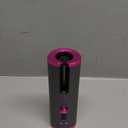 ZJchao Automatic Curling Iron, Cordless Hair Curler Iron with LCD Temperature Display Timer, 3 Adjustable Temperature Portable USB Fast Heating Auto Curler for Hair Styling(#1)