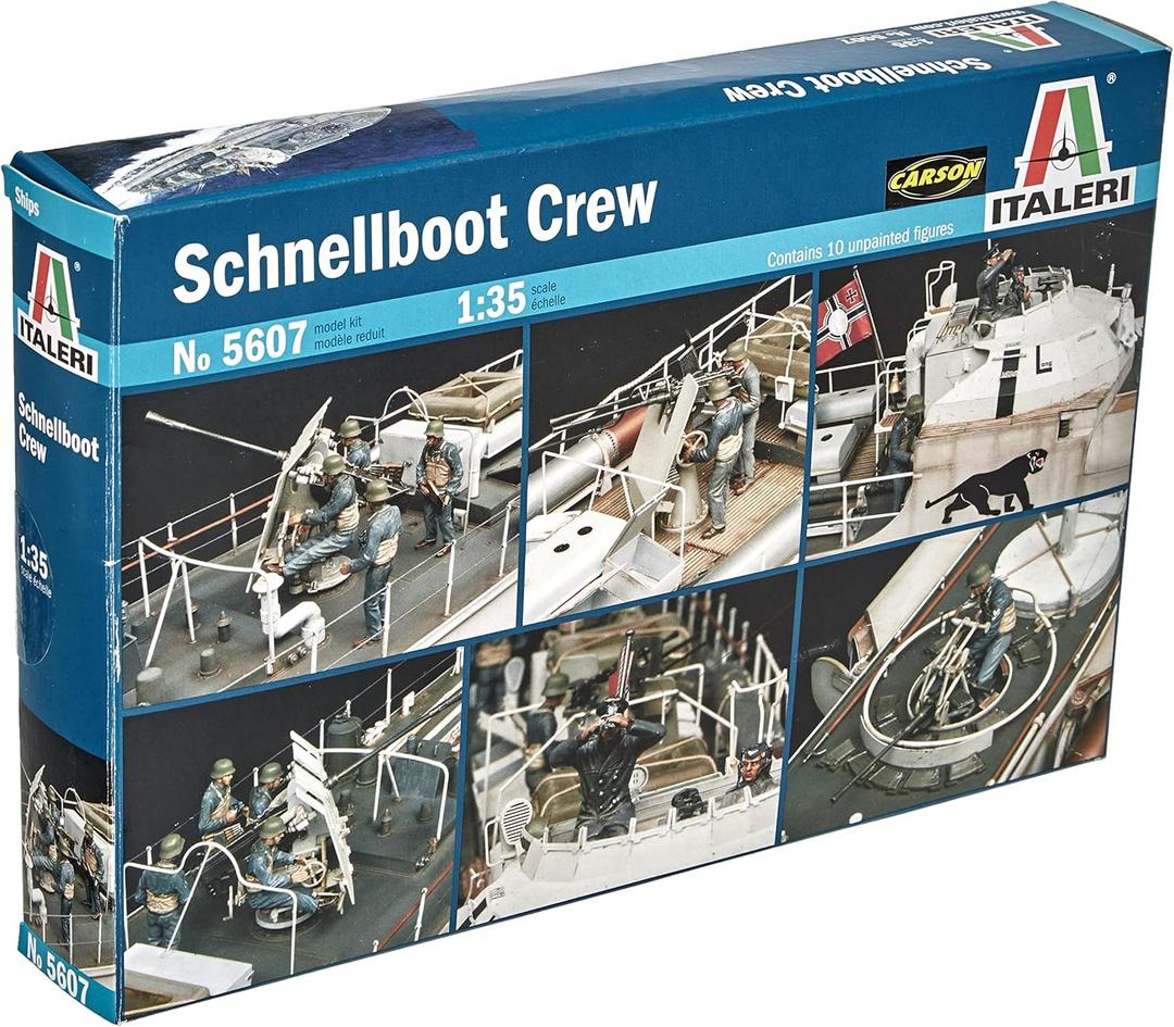 Italeri 5607S 1: 35 Schnellboot Crew Model Kit