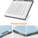 3 x Case for Remarkable Paper Pro 11.8 (2024 Released), with Stable Folding Stand Design and Pen Pocket, fit Remarkable Paper Tablet with 11.8 Color Display,Auto Sleep/Wake,Light Blue